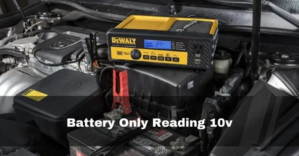 Battery Only Reading 10v