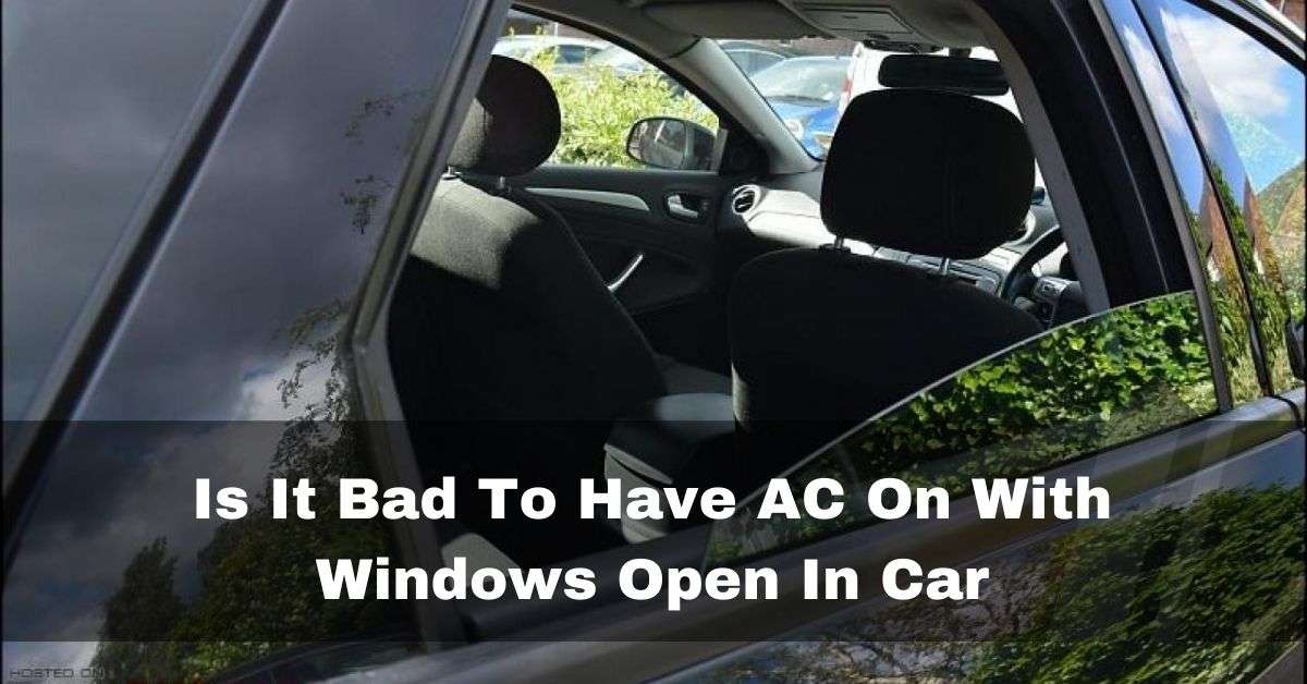 ac with windows open car